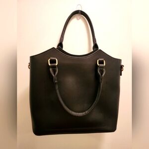 Vegan leather large structured tote, Nobrand, Brand New, Great shopper or Travel